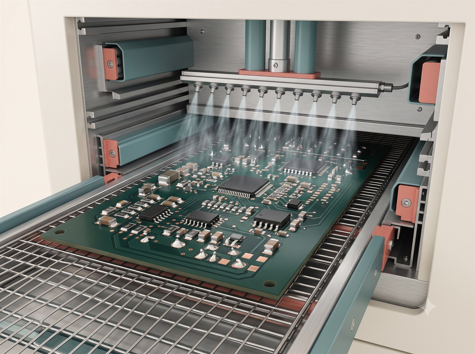 Engineering detail for bake components