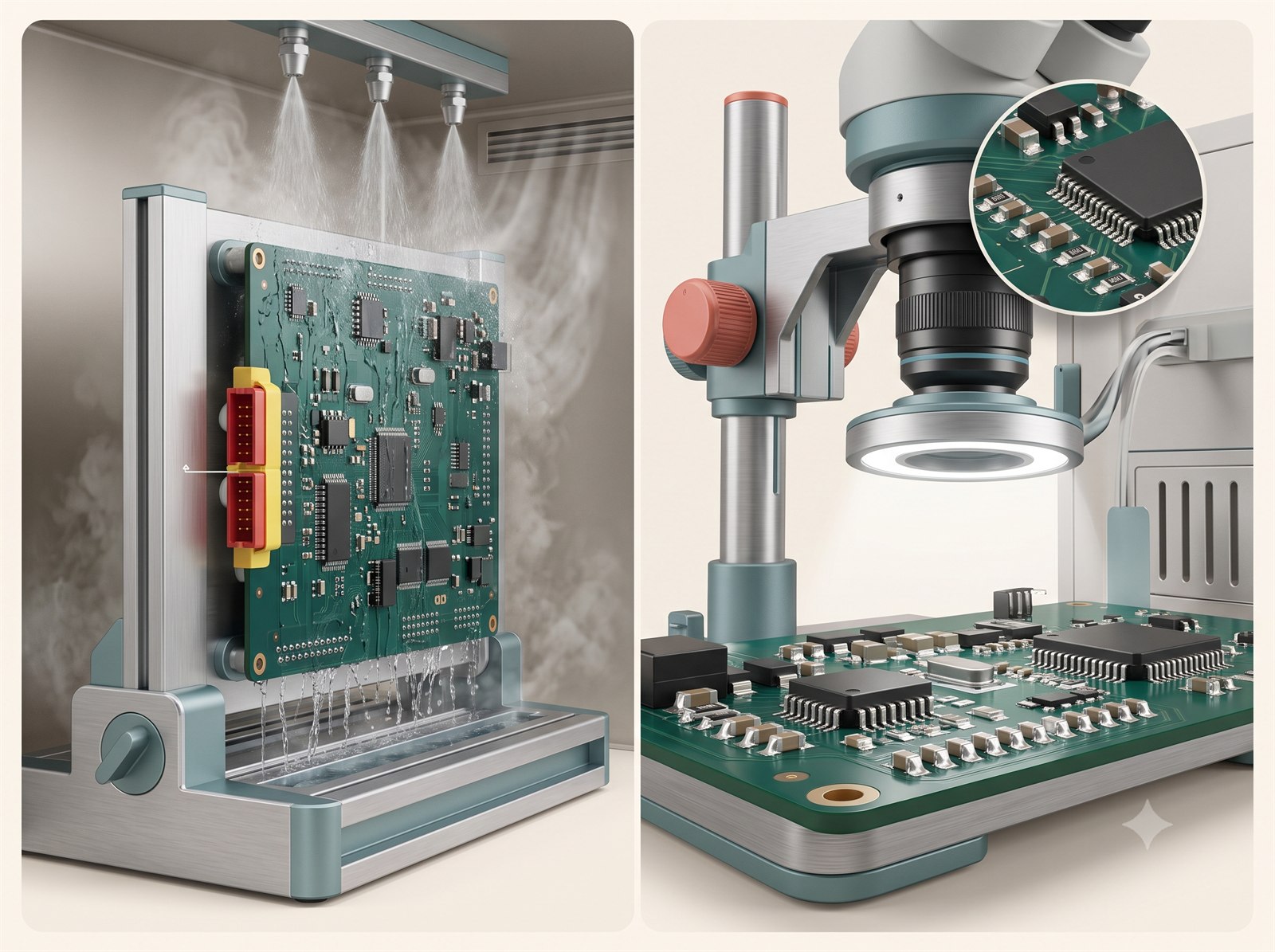 Engineering detail for board cleaning