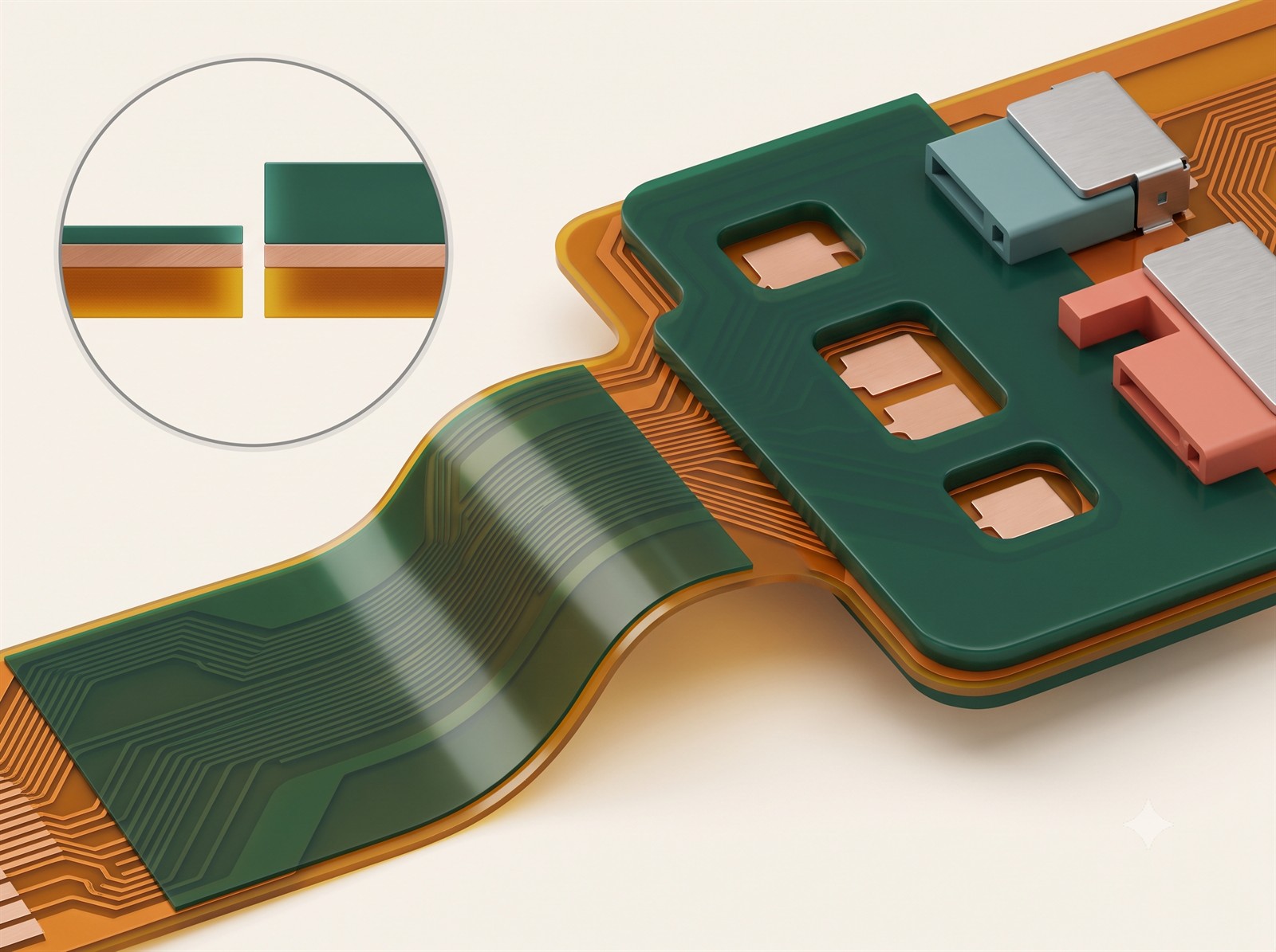 Engineering detail for coverlay thickness