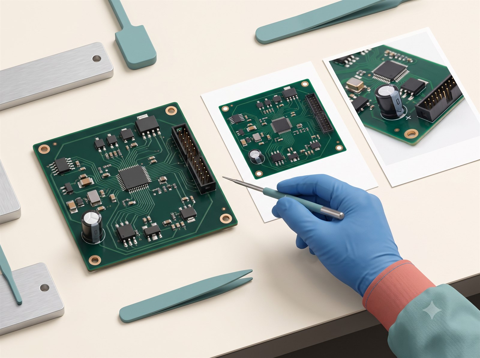 Engineering detail for photo confirmation