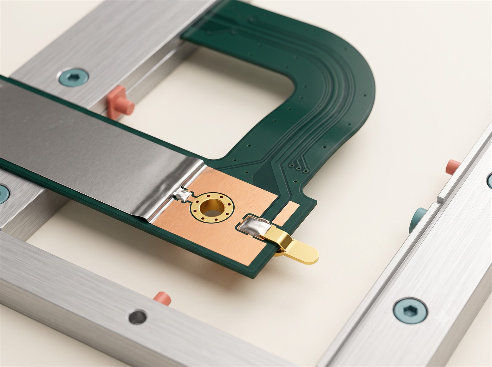 Engineering detail for polyimide stiffener lift tab