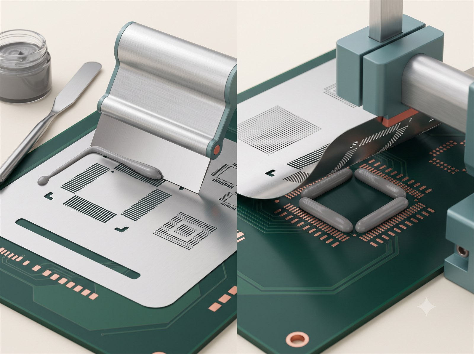 Engineering detail for solder paste