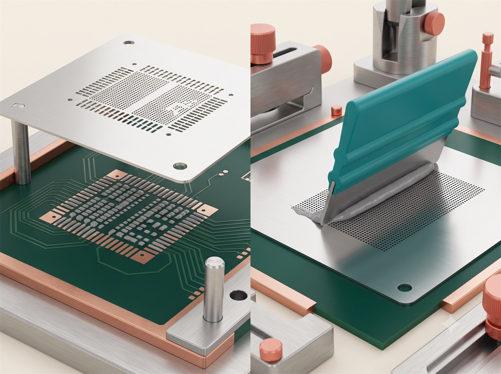 Engineering detail for special stencil