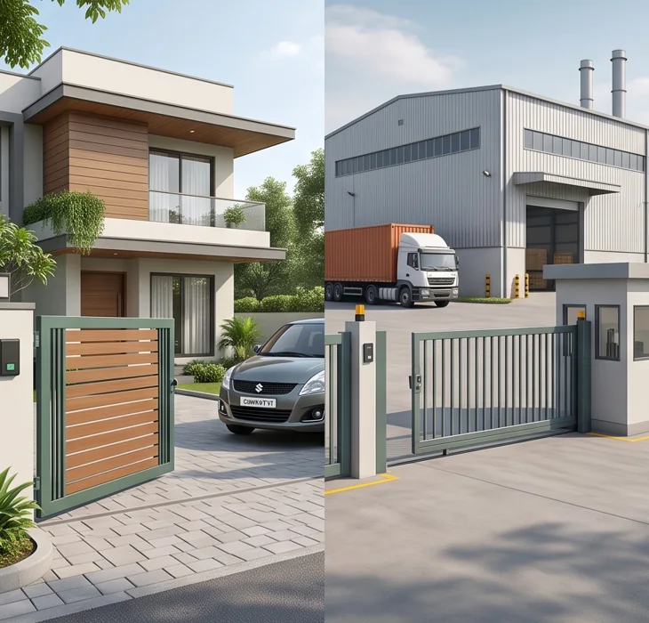 Residential and industrial motorised gate systems
