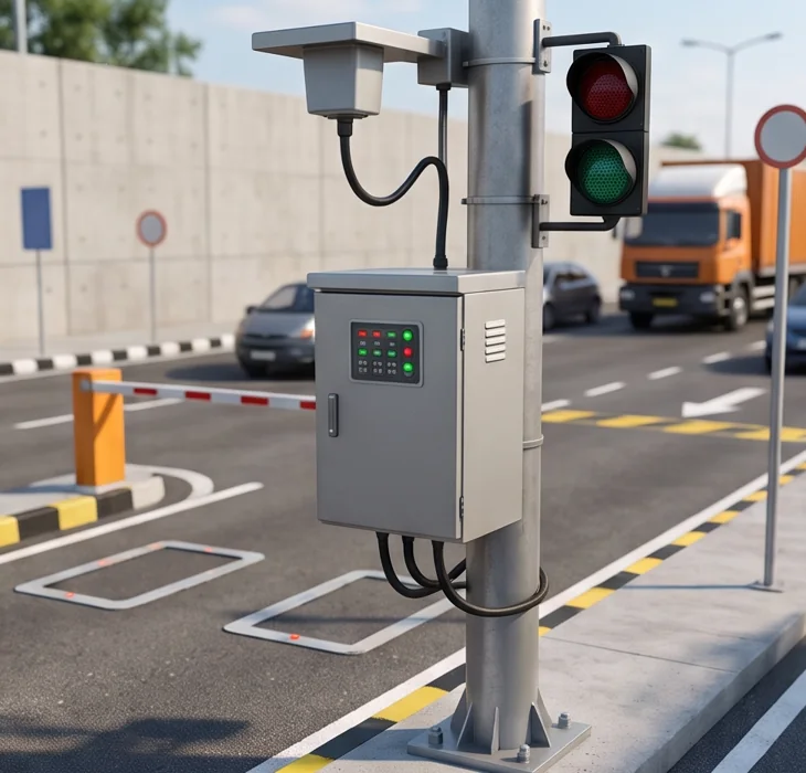Toll lane controller and vehicle detector