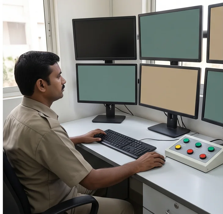 Parking operator monitoring lane and occupancy systems
