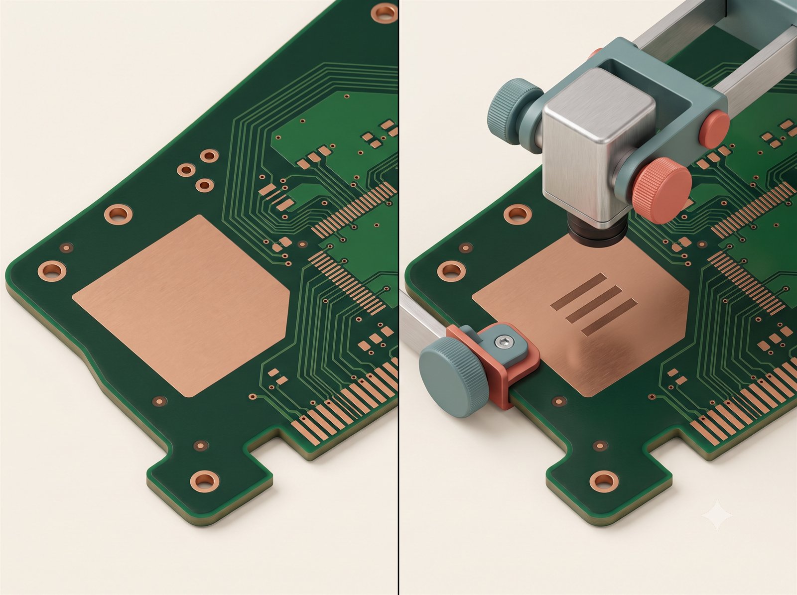 Engineering detail for mark on pcb